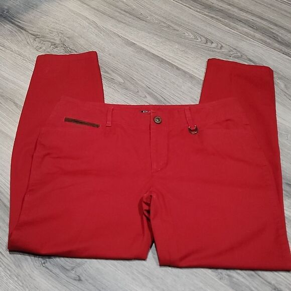 EUC LRL Red Straight Leg Pants - Picture 5 of 9